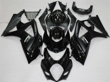 Preto Carroçaria Suzuki GSXR 1000 K7 2007-2008