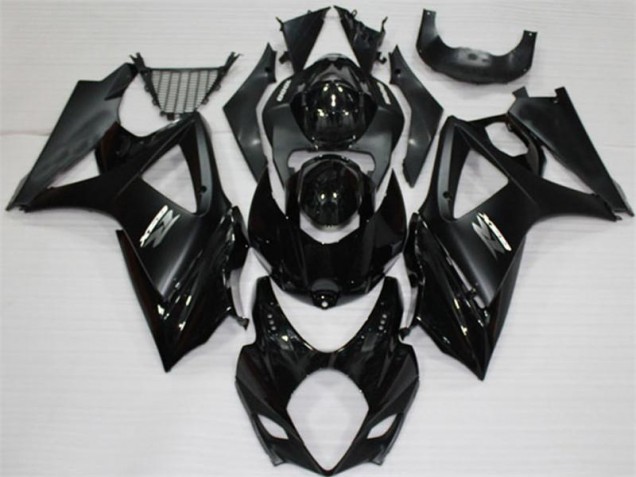 Preto Carroçaria Suzuki GSXR 1000 K7 2007-2008 Preto Carroçaria Suzuki GSXR 1000 K7 2007-2008
