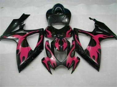 Preto Carroçaria Suzuki GSXR 600 / 750 K6 2006-2007