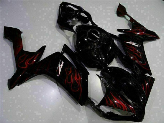 Preto Carroçaria Yamaha R1 2007-2008 Preto Carroçaria Yamaha R1 2007-2008