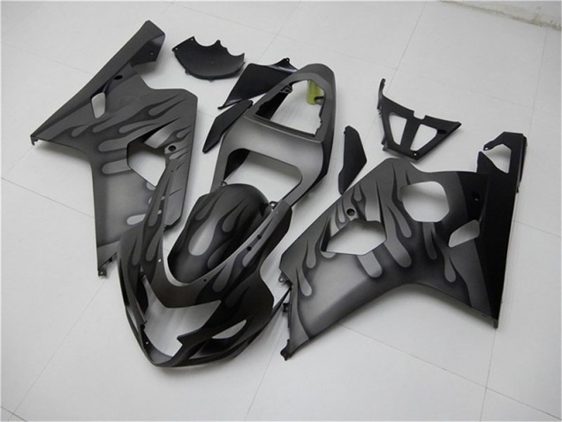 Preto Cinzento Carenagem Suzuki GSXR 600 / 750 K4 2004-2005 Preto Cinzento Carenagem Suzuki GSXR 600 / 750 K4 2004-2005