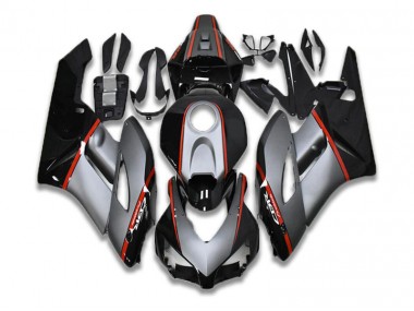 Preto Cinzento Vermelho Carenagem Honda CBR 1000RR 2008-2011