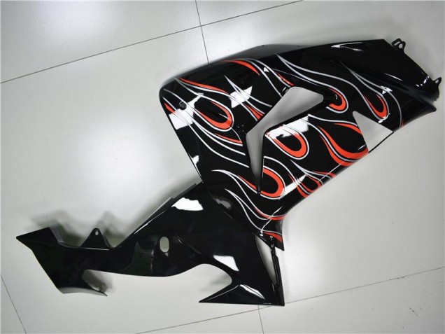 Preto Cinzento Vermelho Carenagem Kawasaki ZX10R 2008-2010