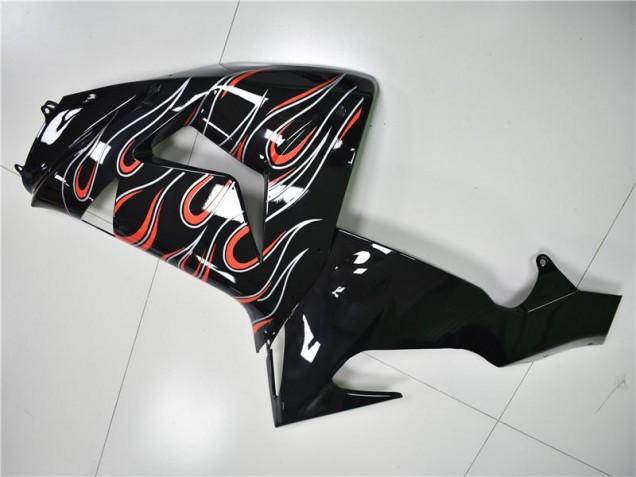 Preto Cinzento Vermelho Carenagem Kawasaki ZX10R 2008-2010