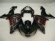 Preto Cinzento Vermelho Carenagem Kawasaki ZX10R 2008-2010