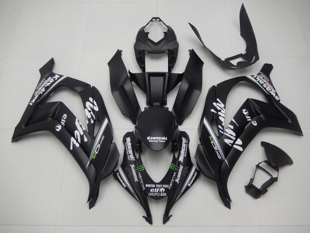 Preto Corrida Ninja Carenagem Kawasaki ZX10R 2016-2019 Preto Corrida Ninja Carenagem Kawasaki ZX10R 2016-2019