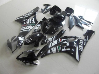 Preto Fiat Carenagem Yamaha R6 2006-2007