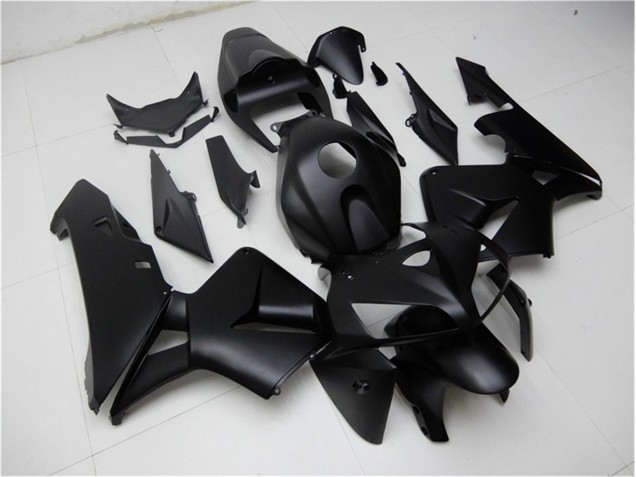 Preto Fosco Abs Plástico Honda CBR 600RR 2005-2006 Preto Fosco Abs Plástico Honda CBR 600RR 2005-2006