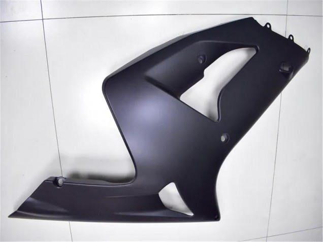 Preto Fosco Abs Plástico Kawasaki ZX6R 2003-2004 Preto Fosco Abs Plástico Kawasaki ZX6R 2003-2004