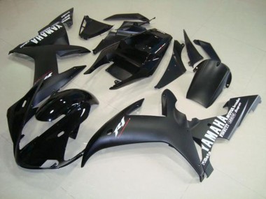 Preto Fosco Branco Carenagem Yamaha R1 2002-2003