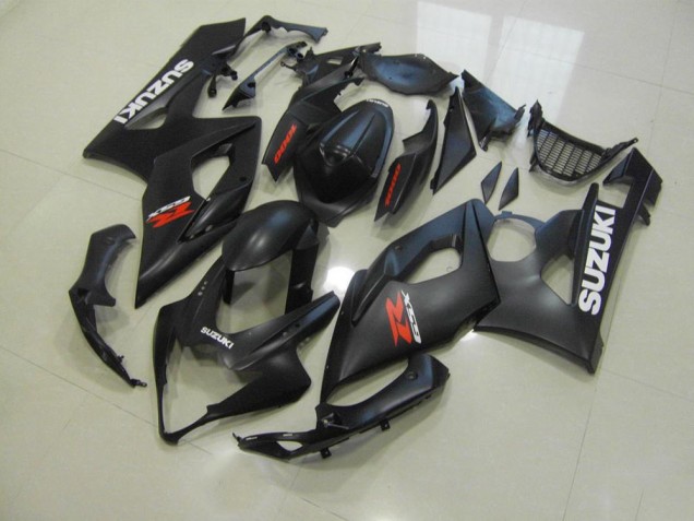 Preto Fosco & Branco Decalques Carenagem Suzuki GSXR 1000 K5 2005-2006 Preto Fosco & Branco Decalques Carenagem Suzuki GSXR 1000 K5 2005-2006