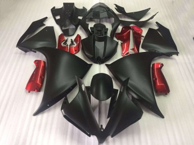 Preto Fosco Brilhante Vermelho Carenagem Yamaha R1 2009-2011