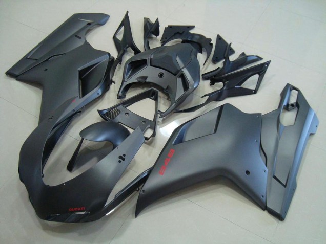 Preto Fosco Carenagem Ducati 848 1098 1198 2007-2014 Preto Fosco Carenagem Ducati 848 1098 1198 2007-2014