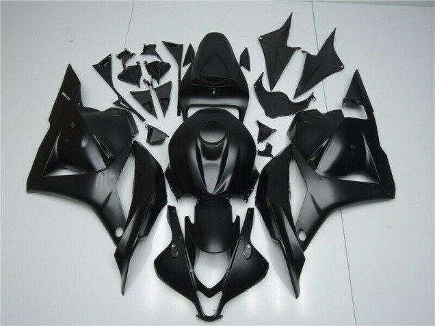 Preto Fosco Carenagem Honda CBR 600RR 2009-2012 Preto Fosco Carenagem Honda CBR 600RR 2009-2012