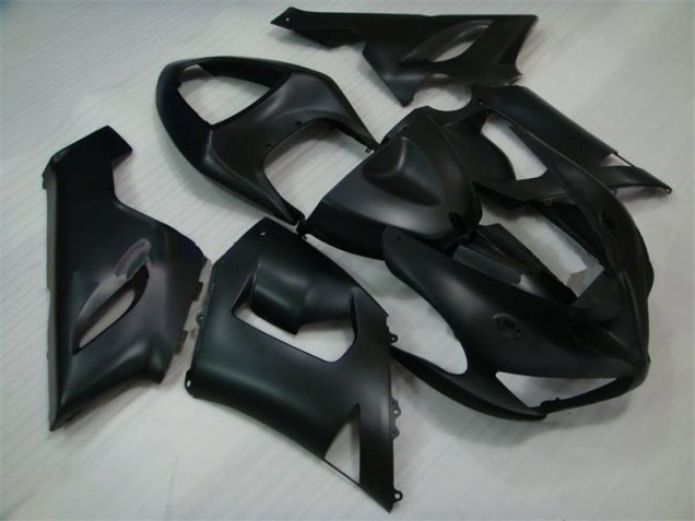 Preto Fosco Carenagem Kawasaki ZX6R 2005-2006 Preto Fosco Carenagem Kawasaki ZX6R 2005-2006