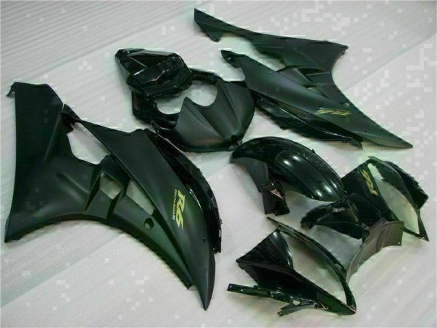 Preto Fosco Carenagem & Plástico Yamaha R6 2006-2007 Preto Fosco Carenagem & Plástico Yamaha R6 2006-2007