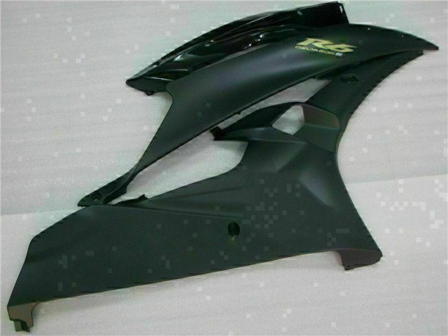 Preto Fosco Carenagem & Plástico Yamaha R6 2006-2007 Preto Fosco Carenagem & Plástico Yamaha R6 2006-2007