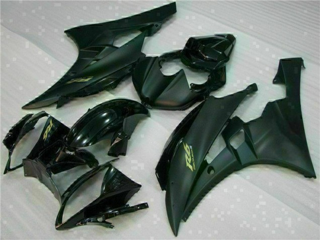 Preto Fosco Carenagem & Plástico Yamaha R6 2006-2007 Preto Fosco Carenagem & Plástico Yamaha R6 2006-2007