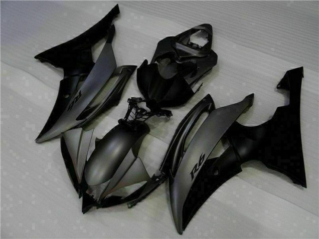 Preto Fosco Carenagem & Plástico Yamaha R6 2008-2016 Preto Fosco Carenagem & Plástico Yamaha R6 2008-2016