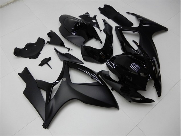 Preto Fosco Carenagem Suzuki GSXR 600 / 750 K6 2006-2007 Preto Fosco Carenagem Suzuki GSXR 600 / 750 K6 2006-2007
