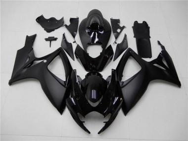 Preto Fosco Carenagem Suzuki GSXR 600 / 750 K6 2006-2007