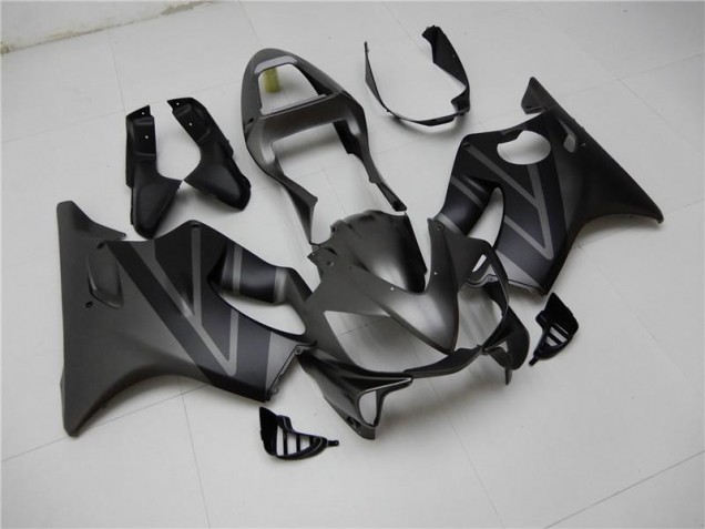 Preto Fosco Cinzento Carenagem Honda CBR 600 F4i 2001-2003