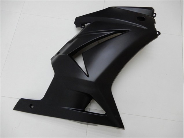 Preto Fosco Kit Completo Carenagem Kawasaki EX250 2008-2012 Preto Fosco Kit Completo Carenagem Kawasaki EX250 2008-2012
