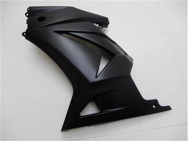 Preto Fosco Kit Completo Carenagem Kawasaki EX250 2008-2012 Preto Fosco Kit Completo Carenagem Kawasaki EX250 2008-2012