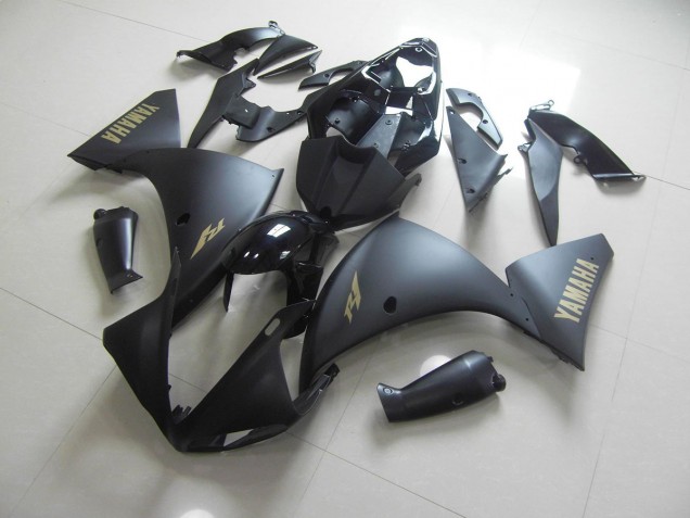 Preto Fosco Ouro Adesivo Carenagem Yamaha R1 2009-2011 Preto Fosco Ouro Adesivo Carenagem Yamaha R1 2009-2011