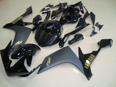 Preto Fosco Ouro Carenagem Yamaha R1 2007-2008