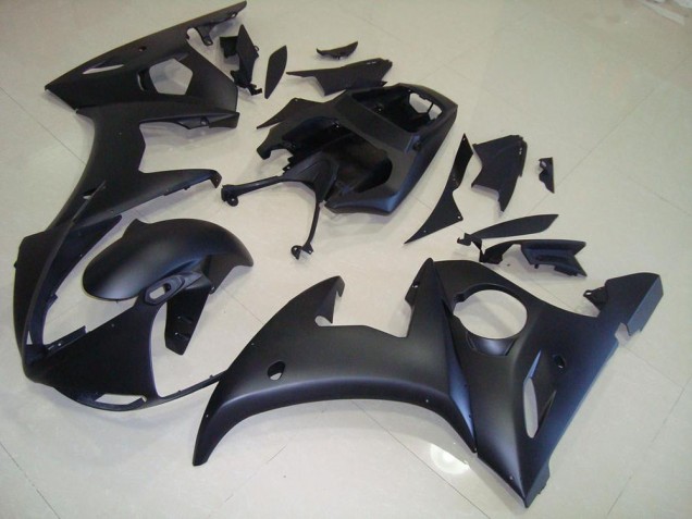 Preto Fosco Plástico Yamaha R6 2003-2005 Preto Fosco Plástico Yamaha R6 2003-2005