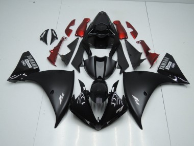 Preto Fosco Plásticos Yamaha R1 2012-2014