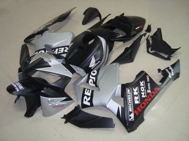 Preto Fosco Prata Repsol Carenagem Honda CBR 600RR 2005-2006