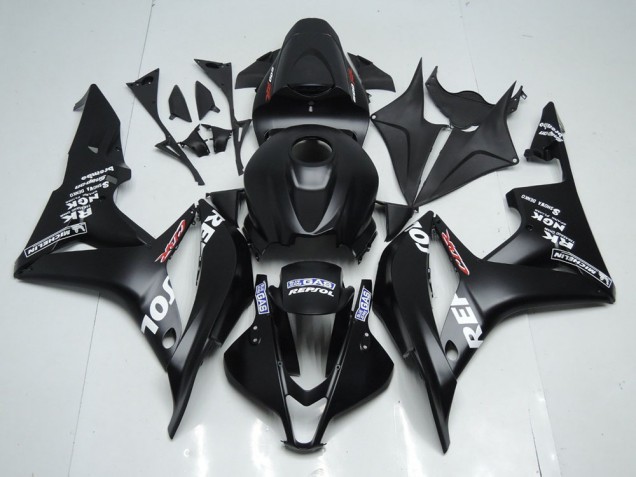 Preto Fosco Repsol Carenagem Honda CBR 600RR 2007-2008