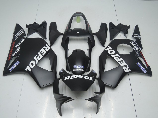 Preto Fosco Repsol Carenagem Honda CBR 900RR 954 2002-2003 Preto Fosco Repsol Carenagem Honda CBR 900RR 954 2002-2003