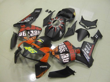 Preto Fosco Rossi Carenagem Honda CBR 600RR 2005-2006