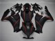 Preto Fosco Vermelho Carenagem Honda CBR 1000RR 2012-2016 Preto Fosco Vermelho Carenagem Honda CBR 1000RR 2012-2016