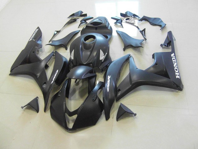 Preto Fosco Versão de Corrida Carenagem Honda CBR 600RR 2007-2008