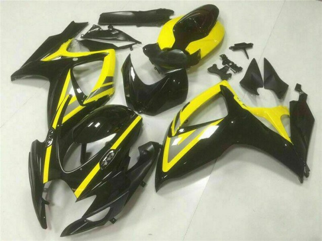 Preto Injeção Kits Carenagem Suzuki GSXR 600 / 750 K6 2006-2007 Preto Injeção Kits Carenagem Suzuki GSXR 600 / 750 K6 2006-2007