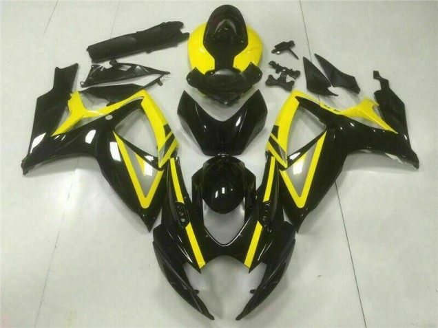 Preto Injeção Kits Carenagem Suzuki GSXR 600 / 750 K6 2006-2007 Preto Injeção Kits Carenagem Suzuki GSXR 600 / 750 K6 2006-2007