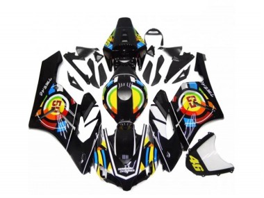 Preto Kit Carenagem Honda CBR 600RR 2007-2008