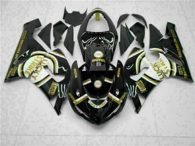 Preto Kit Carenagem Kawasaki ZX6R 2005-2006