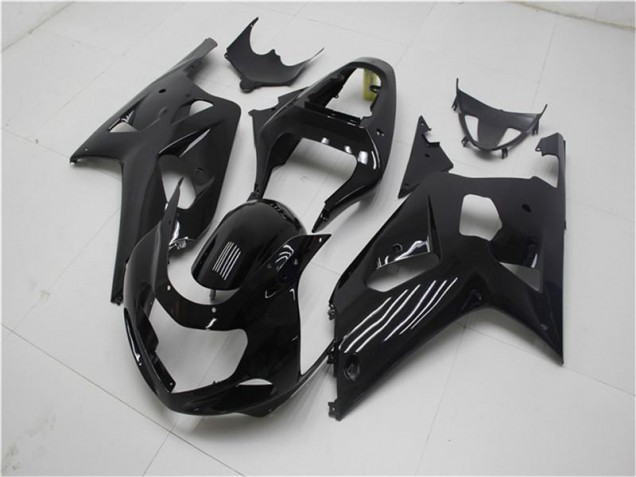 Preto Kit Carenagem Suzuki GSXR 600 / 750 K1 K2 K3 2001-2003 Preto Kit Carenagem Suzuki GSXR 600 / 750 K1 K2 K3 2001-2003