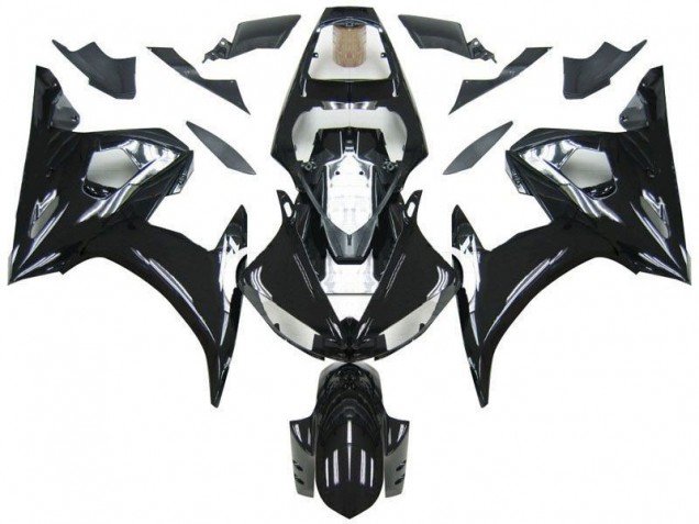 Preto Kit Carenagem Yamaha R6 2003-2005 Preto Kit Carenagem Yamaha R6 2003-2005