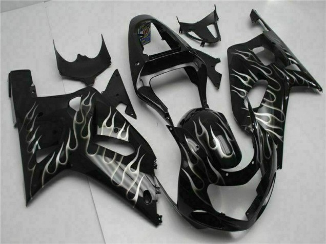Preto Kits Carenagem Suzuki GSXR 600 / 750 K1 K2 K3 2001-2003 Preto Kits Carenagem Suzuki GSXR 600 / 750 K1 K2 K3 2001-2003