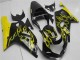 Preto Kits Carenagem Suzuki GSXR 600 / 750 K1 K2 K3 2001-2003 Preto Kits Carenagem Suzuki GSXR 600 / 750 K1 K2 K3 2001-2003