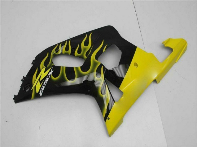 Preto Kits Carenagem Suzuki GSXR 600 / 750 K1 K2 K3 2001-2003 Preto Kits Carenagem Suzuki GSXR 600 / 750 K1 K2 K3 2001-2003