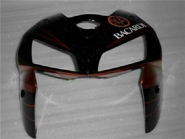 Preto Laranja BACARDI Carenagem Honda CBR 600RR 2005-2006 Preto Laranja BACARDI Carenagem Honda CBR 600RR 2005-2006