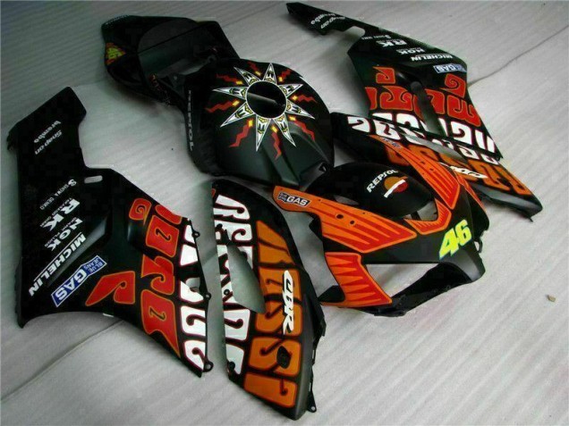 Preto Laranja Carenagem & Plástico Honda CBR 1000RR 2004-2005