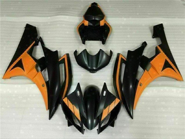 Preto Laranja Carenagem Yamaha R6 2006-2007 Preto Laranja Carenagem Yamaha R6 2006-2007